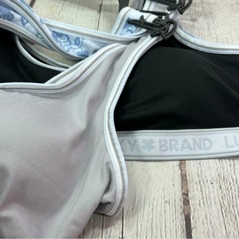 NWT Lucky brand 3pk lounge bra sz xl boho foundation layering - Picture 5 of 8